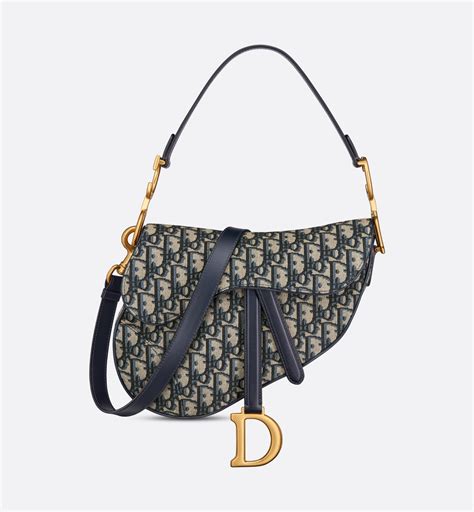 dior oblique saddle bag blue|dior saddle bag the real.